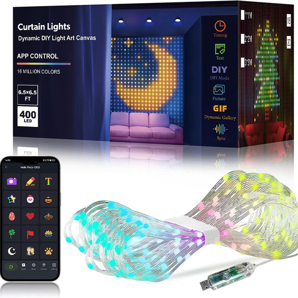 🔥Solange der Vorrat reicht 40 % Rabatt!🎉Wasserdichte LED-Vorhang-Lichter